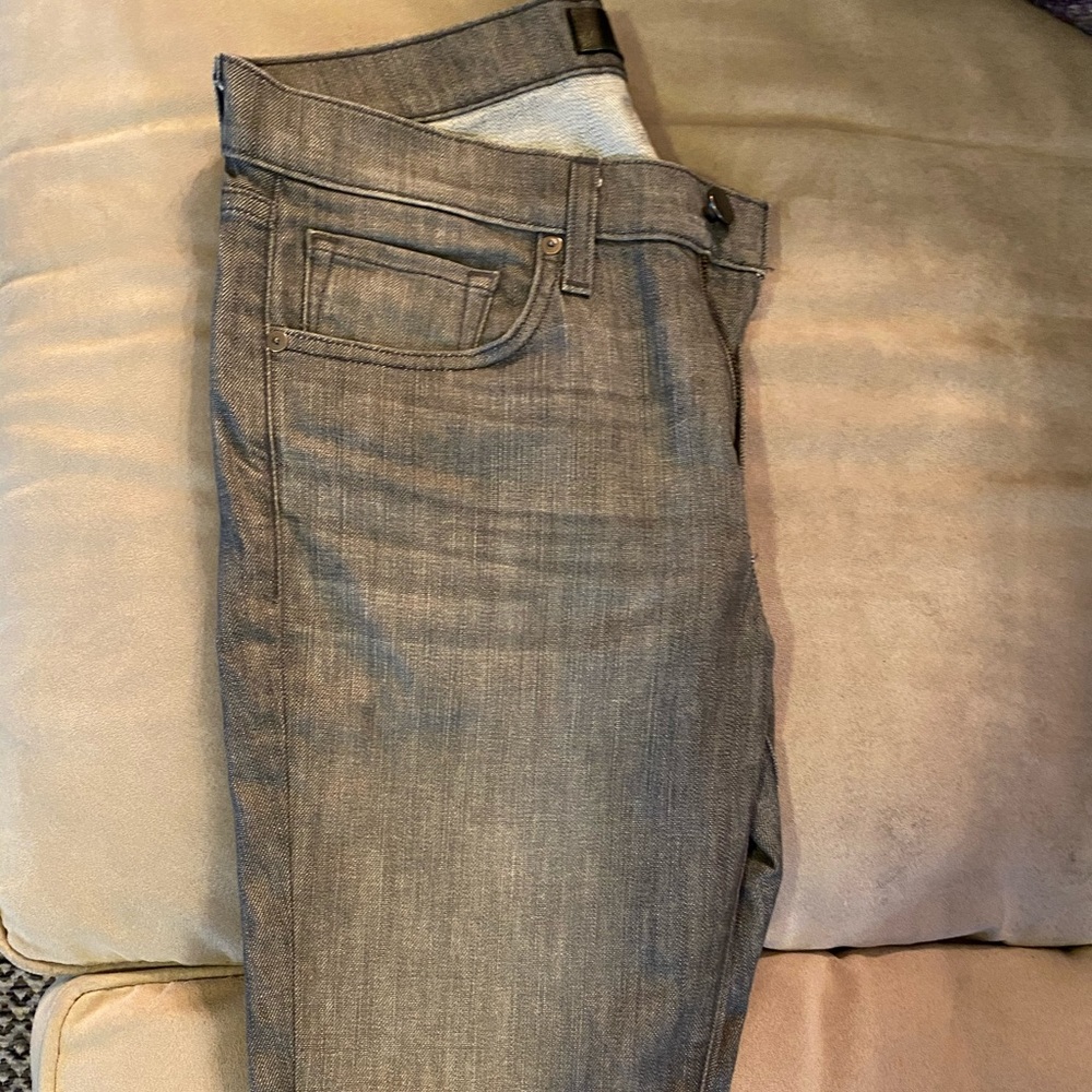 J Brand dark grey jeans, sz 31, Kane cut (skinny)
